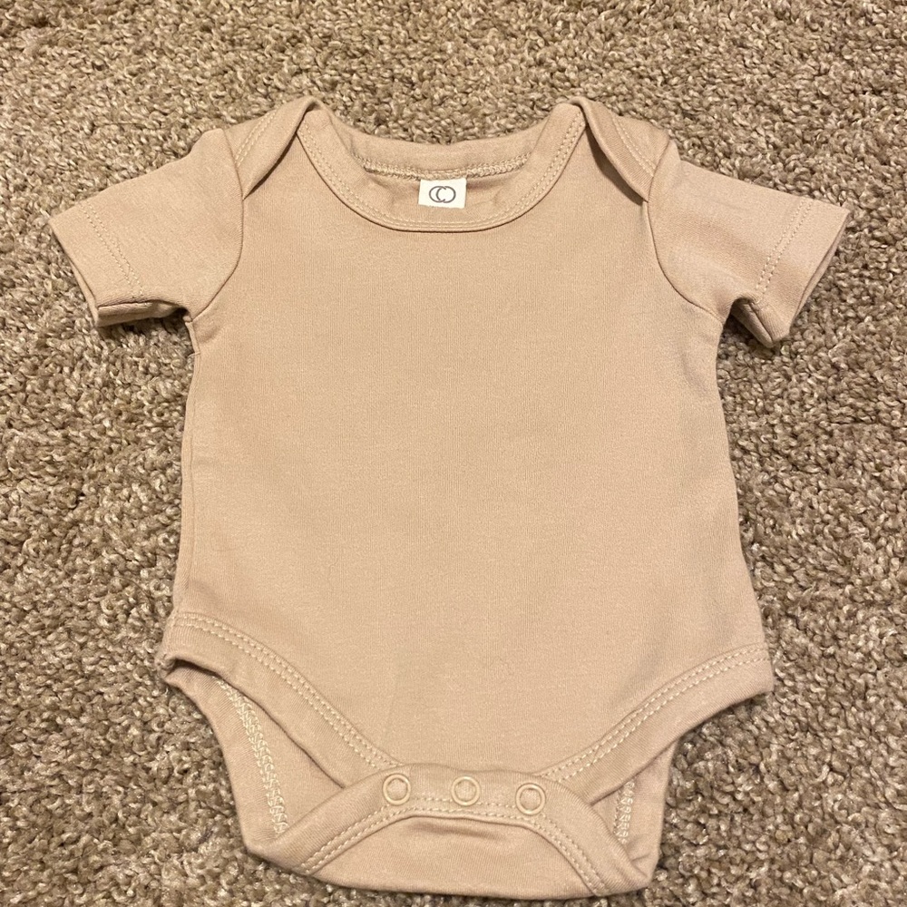 Colored Organics Soft Beige Kids Bodysuit